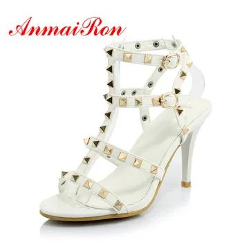 ANMAIRON Summer Sandals Buckle Strap Women High Heels Black White Multicolor With Revits Causal Soft Leather Shoes Multicolor
ANMAIRON Summer Sandals Buckle Strap Women High Heels Black White Multicolor With Revits Causal Soft Leather Shoes Multicolor