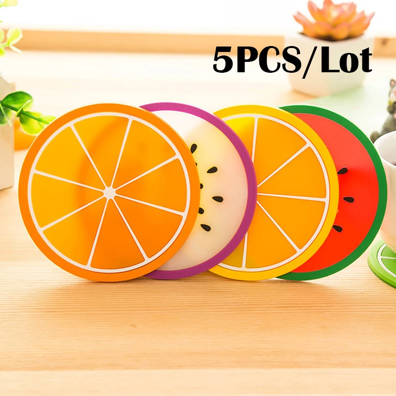 5PCS/lot Silicone cup mat Fruit drink Coffee Mike coaster placemat stand for hot coasters kitchen table mats Pad Slip Holder
5PCS/lot Silicone cup mat Fruit drink Coffee Mike coaster placemat stand for hot coasters kitchen table mats Pad Slip Holder