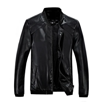 hot sale new men's leather jacket catwalks shall Slim Motorcycle PU leather Coat high quality 4 color 6 size
hot sale new men's leather jacket catwalks shall Slim Motorcycle PU leather Coat high quality 4 color 6 size