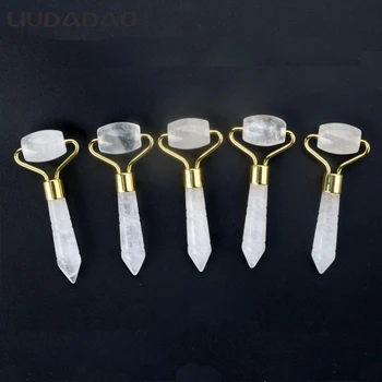 Mini Clear Crystal Rollers Jade Facial Lift Rollers Stone Portable Beauty Women Relax Face Massager Rollers Cute Skin Care Tools
Mini Clear Crystal Rollers Jade Facial Lift Rollers Stone Portable Beauty Women Relax Face Massager Rollers Cute Skin Care Tools