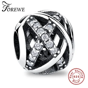 FOREWE925 Sterling Silver Silvery Galaxy Charm Beads With CZ Fit Original wst Bracelet Pendant Authentic Equal Jewelry
FOREWE925 Sterling Silver Silvery Galaxy Charm Beads With CZ Fit Original wst Bracelet Pendant Authentic Equal Jewelry
