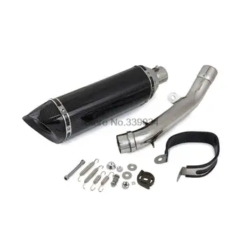 Motorcycle Real Carbon Fiber Exhaust Muffler + Mid Pipe for Kawasaki Z 800 Z800 2013 2014 2015 Motorbike
Motorcycle Real Carbon Fiber Exhaust Muffler + Mid Pipe for Kawasaki Z 800 Z800 2013 2014 2015 Motorbike
