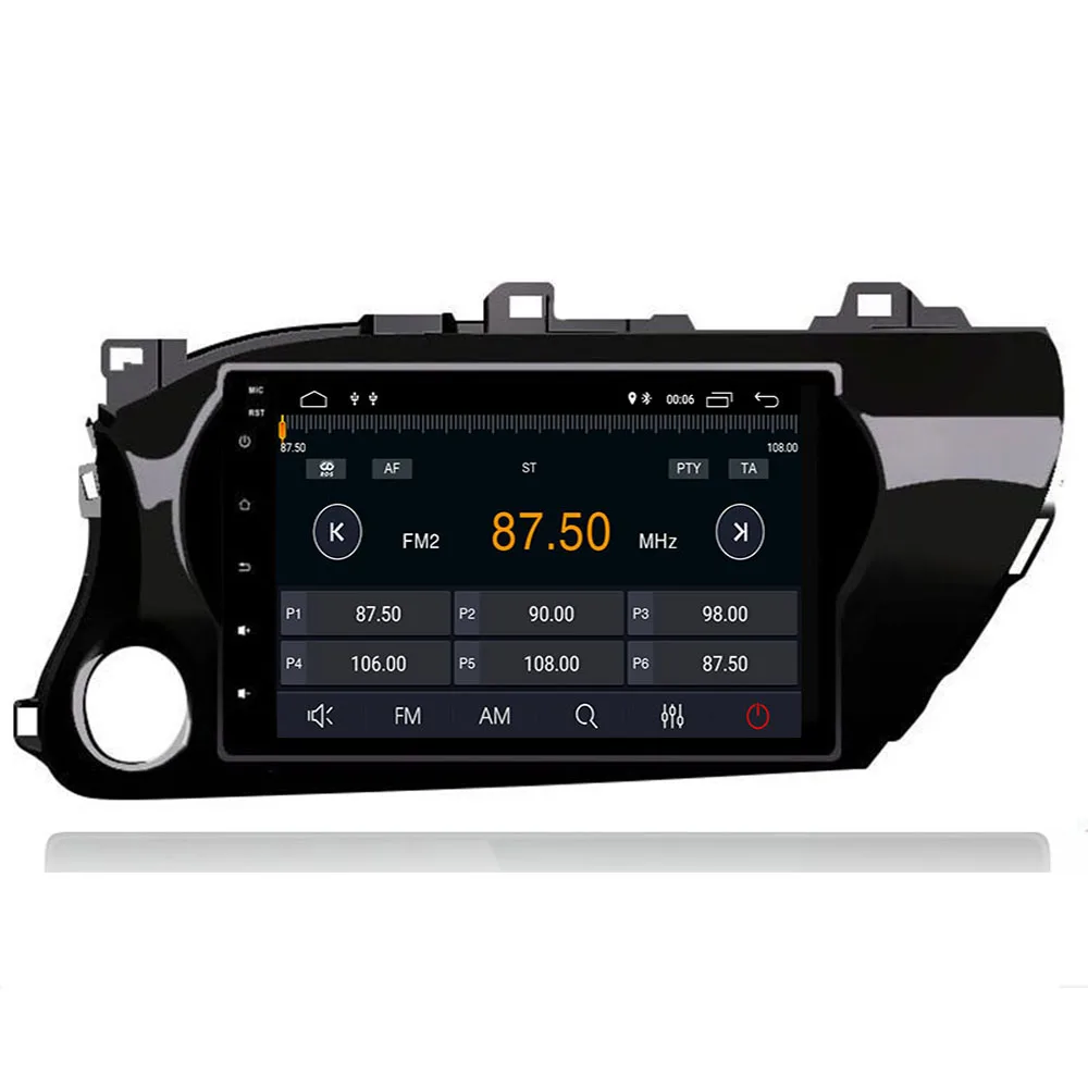 Новое поступление! Android 10 автомобильное радио 2 din для Toyota Hilux 2016 2019 Авто DVD Бортовой