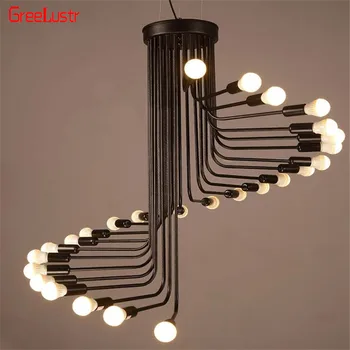 Spider Staircase Pendant Lamp Luminaire hanglamp Multiple Retro lustre de parede Abajur Fixture Led loft Home E27 Lighting
Spider Staircase Pendant Lamp Luminaire hanglamp Multiple Retro lustre de parede Abajur Fixture Led loft Home E27 Lighting