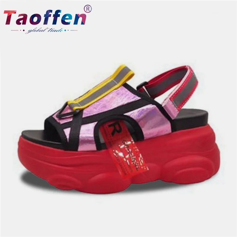 Taoffen Women Outdoor Sandals Daily Speed Novel New Sports Shoes Lightweight Non-Slip Sandals Platform Heels Bling Size 35-40
Taoffen Women Outdoor Sandals Daily Speed Novel New Sports Shoes Lightweight Non-Slip Sandals Platform Heels Bling Size 35-40