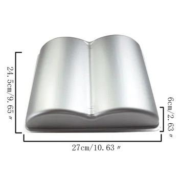 3D Open Book Cake Mold Aluminum Alloy Non Stick Cup Cake Baking Tray Mould -Drop
3D Open Book Cake Mold Aluminum Alloy Non Stick Cup Cake Baking Tray Mould -Drop