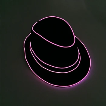 Halloween EL Wire Bright LED Blinking Flashing Jazz Cap Party Premium Light Up Fedora Hat For Party Concert Stage Show
Halloween EL Wire Bright LED Blinking Flashing Jazz Cap Party Premium Light Up Fedora Hat For Party Concert Stage Show