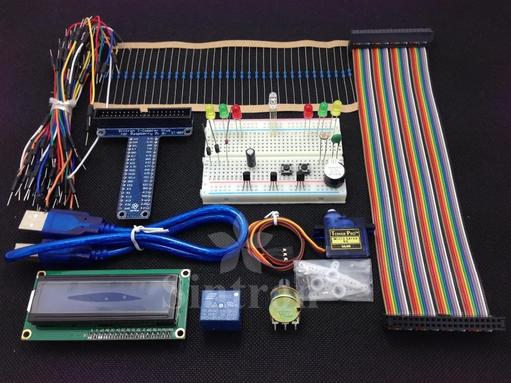 New 40-Pin GPIO Breakout DIY Kit Project Prototyping Board for Raspberry Pi 2 Model B & B+,LCD1602 Free Shipping
New 40-Pin GPIO Breakout DIY Kit Project Prototyping Board for Raspberry Pi 2 Model B & B+,LCD1602 Free Shipping