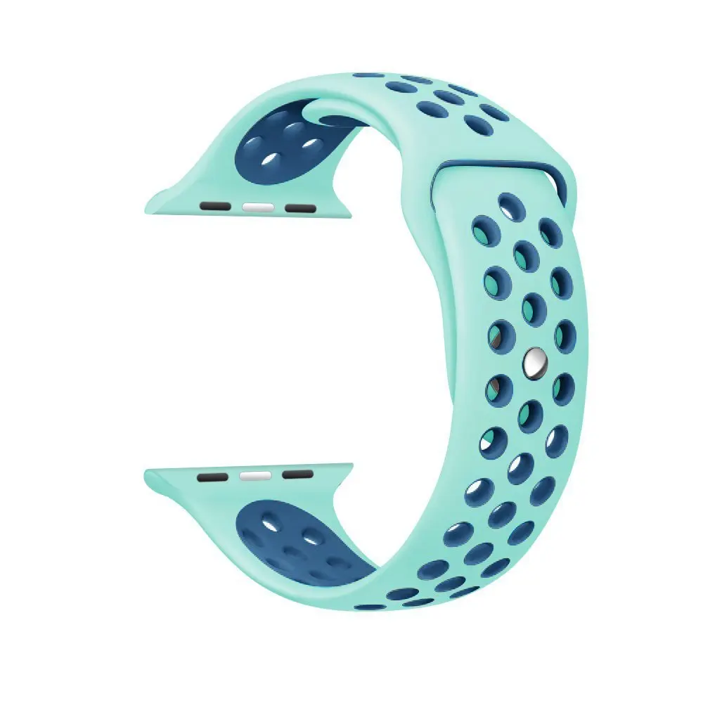 Silicone strap for Apple Watch Band 42mm Bracelet 40mm 44mm for Apple Watch Strap Rubber iwatch band 4/3/2 38MM Sport Wristbands Sadoun.com