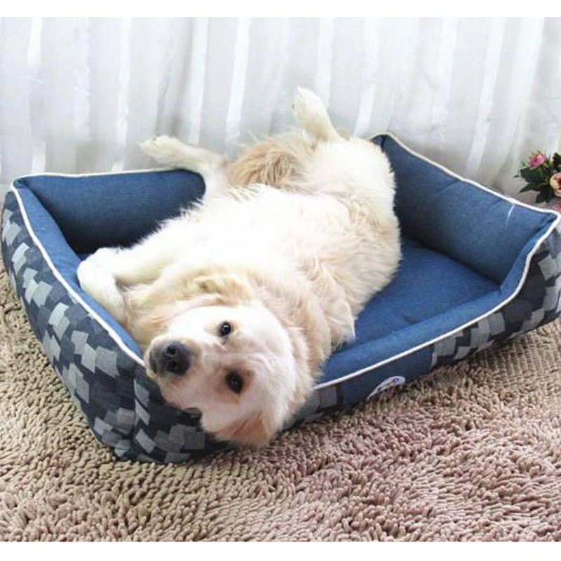 Washable Dog Bed House Durable Jean Bite Resistance Pet Bedding Sofas Detachable Pet Cat Kennels for Small Medium Dogs
Washable Dog Bed House Durable Jean Bite Resistance Pet Bedding Sofas Detachable Pet Cat Kennels for Small Medium Dogs