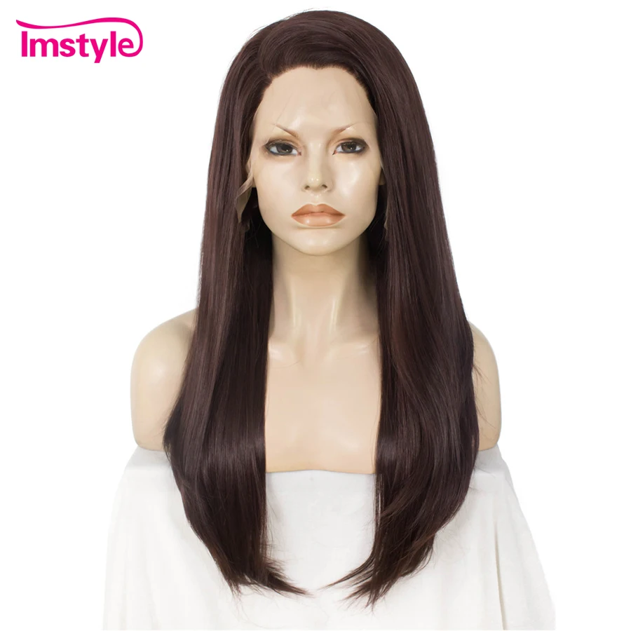 Imstyle Auburn Brown Wig For Women Straight Synthetic Hair Lace Front Wig Heat Resistant Fiber Glueless Natural Lace Wig Cosplay
Imstyle Auburn Brown Wig For Women Straight Synthetic Hair Lace Front Wig Heat Resistant Fiber Glueless Natural Lace Wig Cosplay