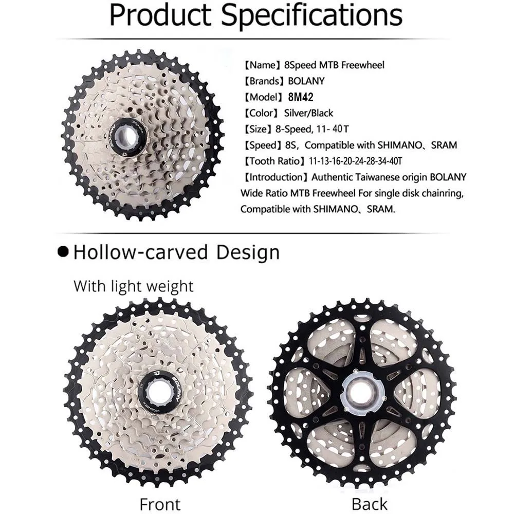 FMF MTB road bike Lock Ring 8//9//10//11 Speed 11//12//13T Tooth Cog Cassette cogs