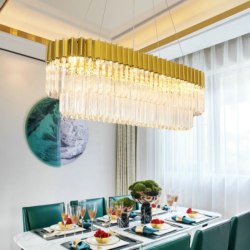 Modern LED Crystal Pendant Light Crystal Hanging Lamp fixtures living room Dining Room Rectangle Crystal Straight Pendant Lamp
Modern LED Crystal Pendant Light Crystal Hanging Lamp fixtures living room Dining Room Rectangle Crystal Straight Pendant Lamp