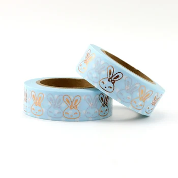 New Rabbit Washi Tape Gold Foil Tape Stationery Decorative Tape Scrapbooking Photo Album School Tools Kawaii Scrapbook Paper
New Rabbit Washi Tape Gold Foil Tape Stationery Decorative Tape Scrapbooking Photo Album School Tools Kawaii Scrapbook Paper