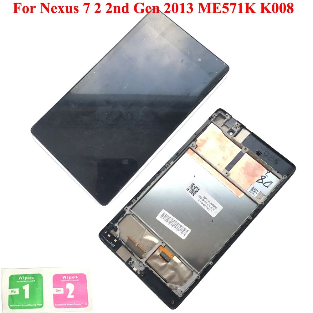 FIX2SAILING LCD Display With Touch Screen Digitizer Replacement For Asus Google Nexus 7 2nd Generation 2013 ME571K ME571KL
FIX2SAILING LCD Display With Touch Screen Digitizer Replacement For Asus Google Nexus 7 2nd Generation 2013 ME571K ME571KL