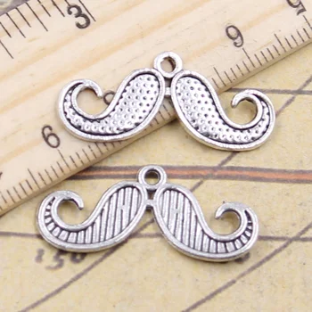 15pcs/lot Charms Mustache Beard 13x30mm Tibetan Pendants Crafts Making Findings Handmade Antique Jewelry DIY For Necklace
15pcs/lot Charms Mustache Beard 13x30mm Tibetan Pendants Crafts Making Findings Handmade Antique Jewelry DIY For Necklace