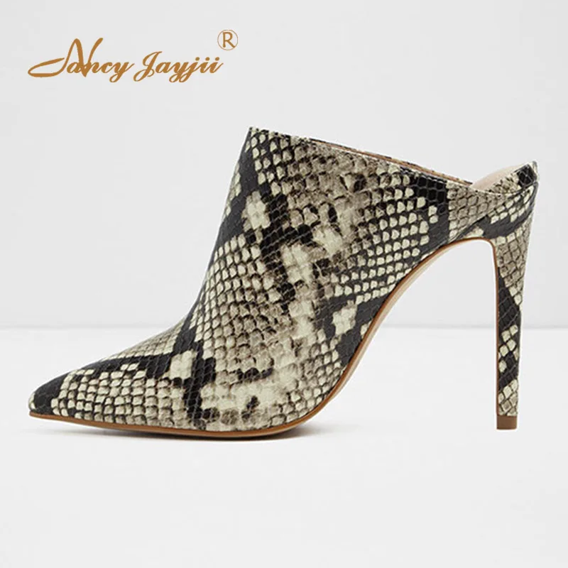 Snake Print Pointed Toe High Thin Heel Sandals Woman Large Size 10 15 Sexy Fashion 2019 For Ladies Footwear Slip On Party Casual
Snake Print Pointed Toe High Thin Heel Sandals Woman Large Size 10 15 Sexy Fashion 2019 For Ladies Footwear Slip On Party Casual