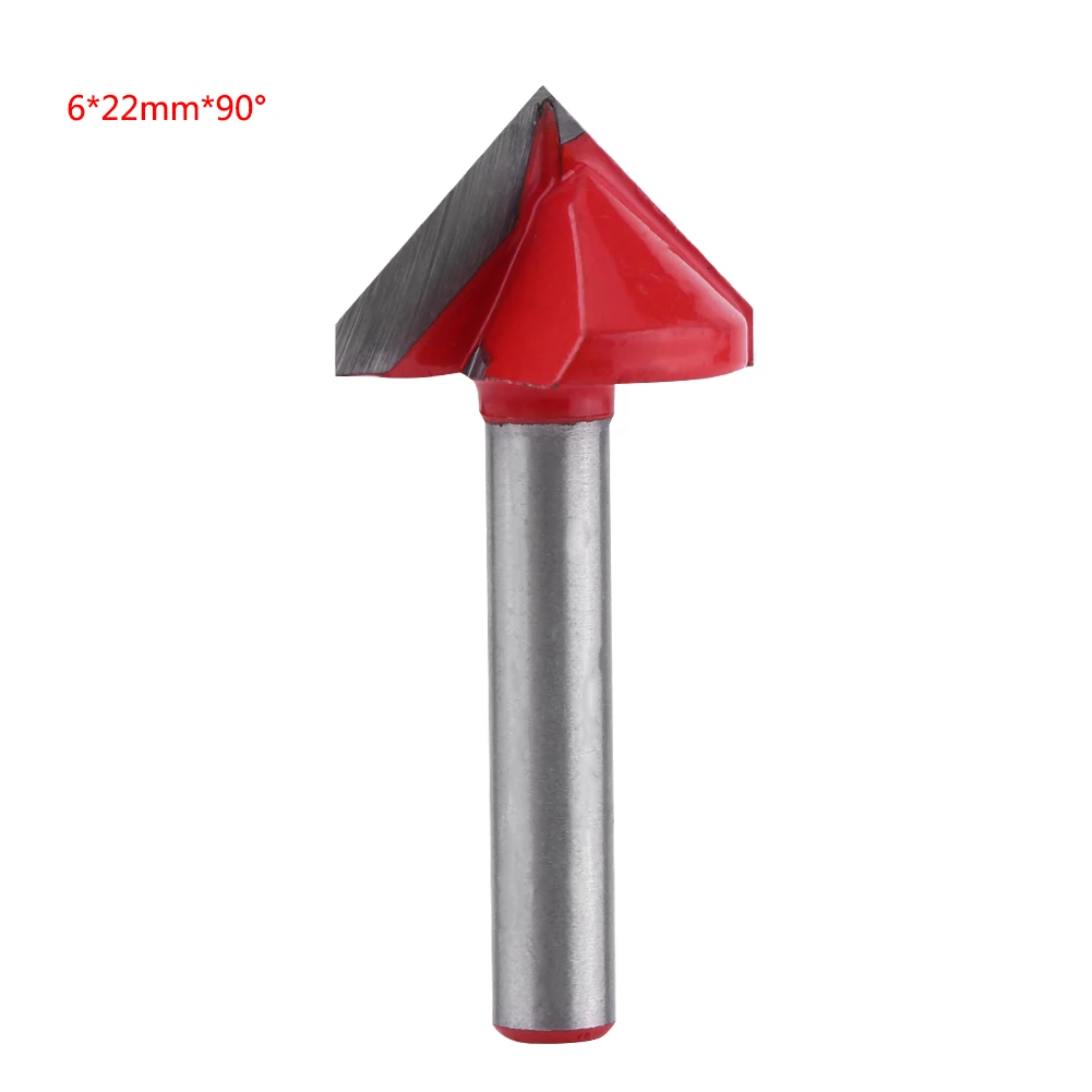 1pc V-Groove Engraving Tungsten Steel Router Bit 6mm Shank Milling Woodworking CNC Cutting Tool (6*22mm*90°)
1pc V-Groove Engraving Tungsten Steel Router Bit 6mm Shank Milling Woodworking CNC Cutting Tool (6*22mm*90°)
