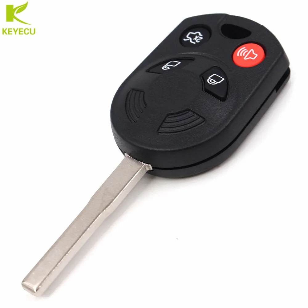 KEYECU 3+1 Button Uncut Remote Key Shell Case Fob for Ford Escape C-Max Focus Transit Connect - With HU101 Blade
KEYECU 3+1 Button Uncut Remote Key Shell Case Fob for Ford Escape C-Max Focus Transit Connect - With HU101 Blade