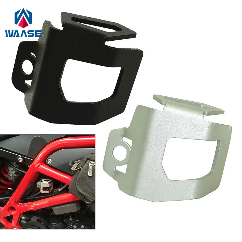 waase Motorcycle Rear Brake Fluid Reservoir Guard Cover Protector For BMW F700GS F800GS ADV 2013 2014 2015 2016 2017 2018
waase Motorcycle Rear Brake Fluid Reservoir Guard Cover Protector For BMW F700GS F800GS ADV 2013 2014 2015 2016 2017 2018