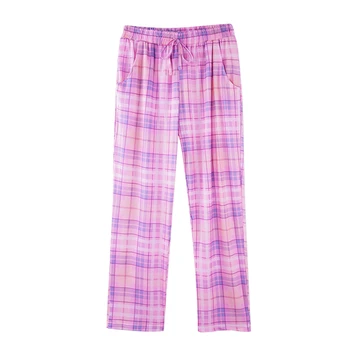 Fashion Plaid Home Sleep Nightwear Street Pants Women Bottoms Spring Autumn Drawstring Full Length Loose Casual Trousers
Fashion Plaid Home Sleep Nightwear Street Pants Women Bottoms Spring Autumn Drawstring Full Length Loose Casual Trousers
