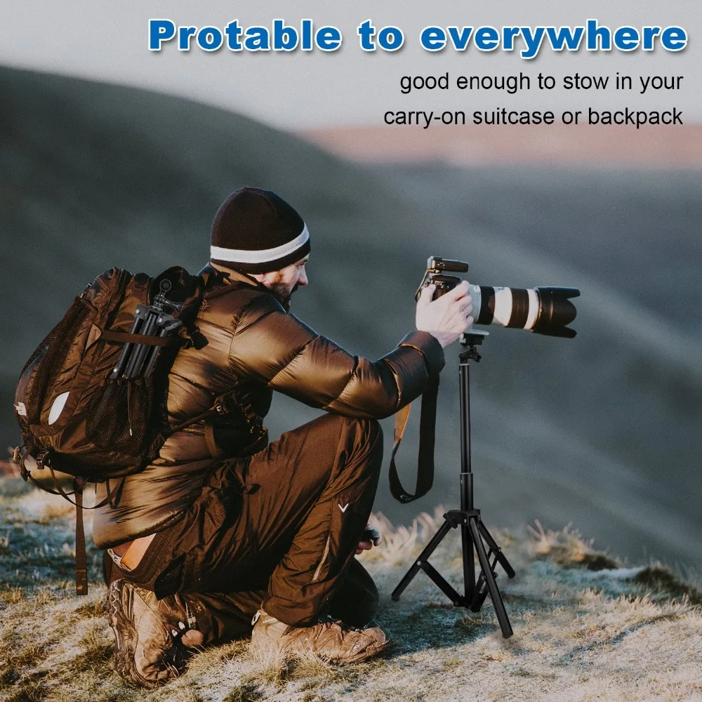 Selfie Stick Tripod,54" Extendable Cellphone Camera Tripod with Carrying Bag for iPhone X/8 8P 7/For Canon/For Nikon/For Sony DV
Selfie Stick Tripod,54" Extendable Cellphone Camera Tripod with Carrying Bag for iPhone X/8 8P 7/For Canon/For Nikon/For Sony DV