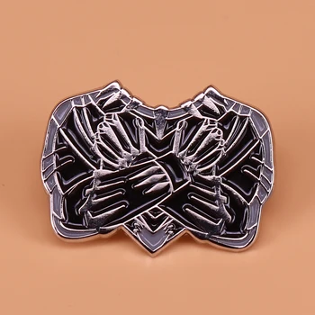 Black Panther pin Avengers brooch black armour badge Wakanda pins fighting jewelry fans gift men accessories
Black Panther pin Avengers brooch black armour badge Wakanda pins fighting jewelry fans gift men accessories