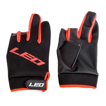 Outdoor Sport Leather Fishing Gloves 1Pair/Lot 3 Half-Finger Adjustable Breathable Anti-Slip Glove Neoprene&PU Fishing Equipment
Outdoor Sport Leather Fishing Gloves 1Pair/Lot 3 Half-Finger Adjustable Breathable Anti-Slip Glove Neoprene&PU Fishing Equipment