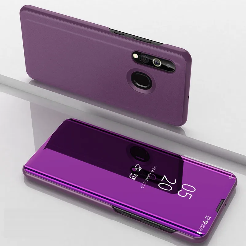 ДЛЯ VIVO Y17/Y3 роскошный умный чехол с зеркальным покрытием и подставкой для Y17 Y3