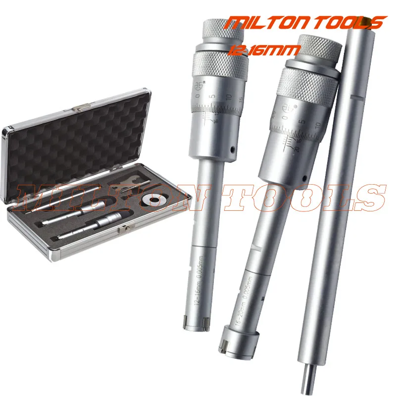 Xibei brand 12-16mm Three-point internal Micrometers three point inside micrometer 12-16mm
Xibei brand 12-16mm Three-point internal Micrometers three point inside micrometer 12-16mm