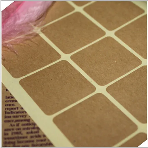 Free Shipping 300pcs Square blank sticker kraft paper label adhesive labels envelope seals food label bakery cookie stickers
Free Shipping 300pcs Square blank sticker kraft paper label adhesive labels envelope seals food label bakery cookie stickers