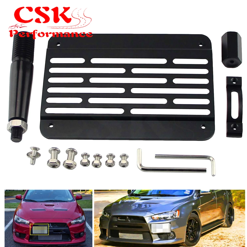 Fits For Lancer Evo EX 08-11 Bumper Tow Hook License Plate Mounting Bracket Holder Black
Fits For Lancer Evo EX 08-11 Bumper Tow Hook License Plate Mounting Bracket Holder Black