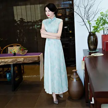 Fashion Chinese Style Long Cheongsam New Arrival Women's Rayon Dress Elegant Qipao Vestidos Size S M L XL XXL 189750
Fashion Chinese Style Long Cheongsam New Arrival Women's Rayon Dress Elegant Qipao Vestidos Size S M L XL XXL 189750