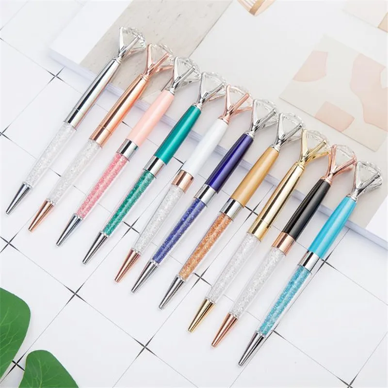 Luxury Diamond Crystal Metal Pens Office Student Gift Creative Multicolor Rotating Ballpoint Pen A92
Luxury Diamond Crystal Metal Pens Office Student Gift Creative Multicolor Rotating Ballpoint Pen A92