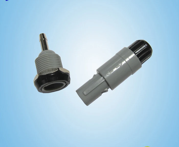 1P plastic Gas Path push pull connector, medical gas fluid push pull plug socket,medical connector
1P plastic Gas Path push pull connector, medical gas fluid push pull plug socket,medical connector