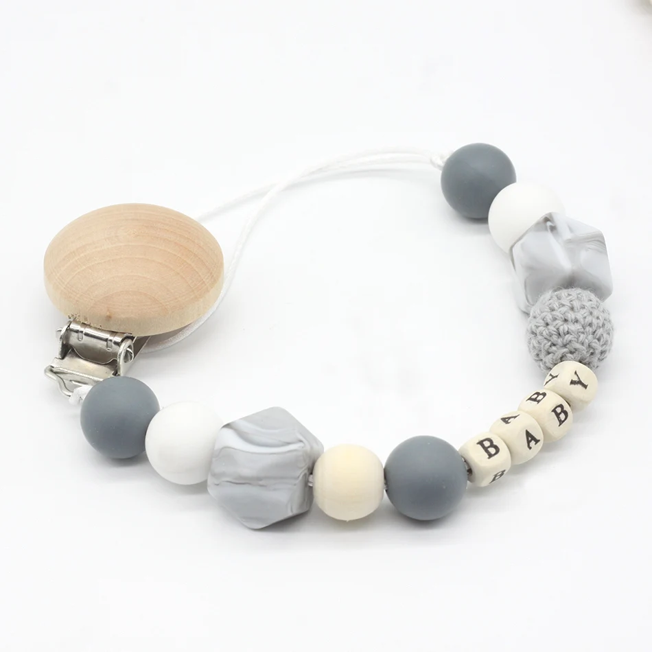 Personalized Name Silicone Bead Teething Pacifier Clip Wood Beads Nursing Clip Paci Clip Toy Binky Binkie Clip Baby Shower Gift
Personalized Name Silicone Bead Teething Pacifier Clip Wood Beads Nursing Clip Paci Clip Toy Binky Binkie Clip Baby Shower Gift