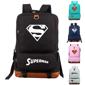 Canvas Superman Daily Backpack School Bags for Teenagers Women's Backpack Men Laptop Backpack Kids Book Bags Travel Rucksack
Canvas Superman Daily Backpack School Bags for Teenagers Women's Backpack Men Laptop Backpack Kids Book Bags Travel Rucksack