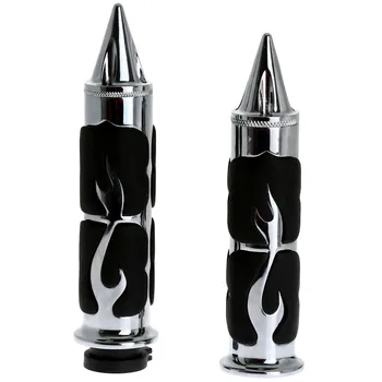Chrome Motorcycle Rubber Hand Grips Aluminum 1" Protaper Motorbike Handlebar for Suzuki GSXR600 GSXR750 GSXR1000 600 750 1000
Chrome Motorcycle Rubber Hand Grips Aluminum 1" Protaper Motorbike Handlebar for Suzuki GSXR600 GSXR750 GSXR1000 600 750 1000