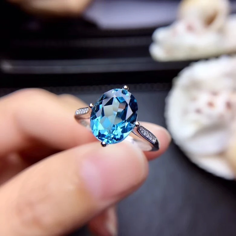 Fashion Lovely big round Natural blue topaz gem Ring S925 Silver Natural Gemstone Ring Women wedding party gift fine Jewelry
Fashion Lovely big round Natural blue topaz gem Ring S925 Silver Natural Gemstone Ring Women wedding party gift fine Jewelry