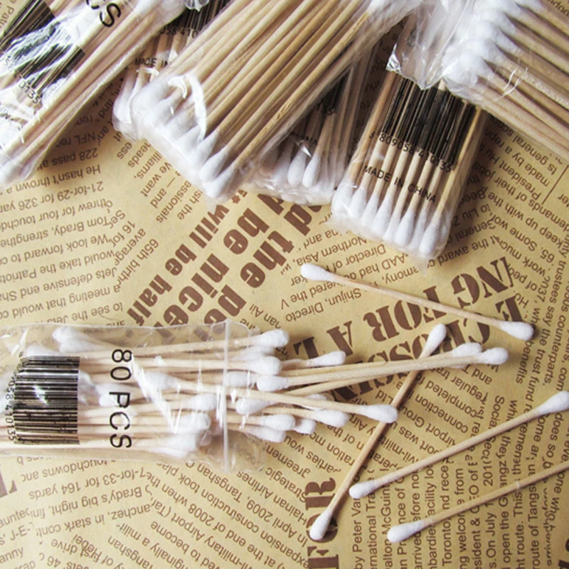 30 Pcs Double Head Cotton Swab Women Makeup Cotton Buds Tip Health Care Tools For Medical Wood Sticks Nose Ears Cleaning
30 Pcs Double Head Cotton Swab Women Makeup Cotton Buds Tip Health Care Tools For Medical Wood Sticks Nose Ears Cleaning