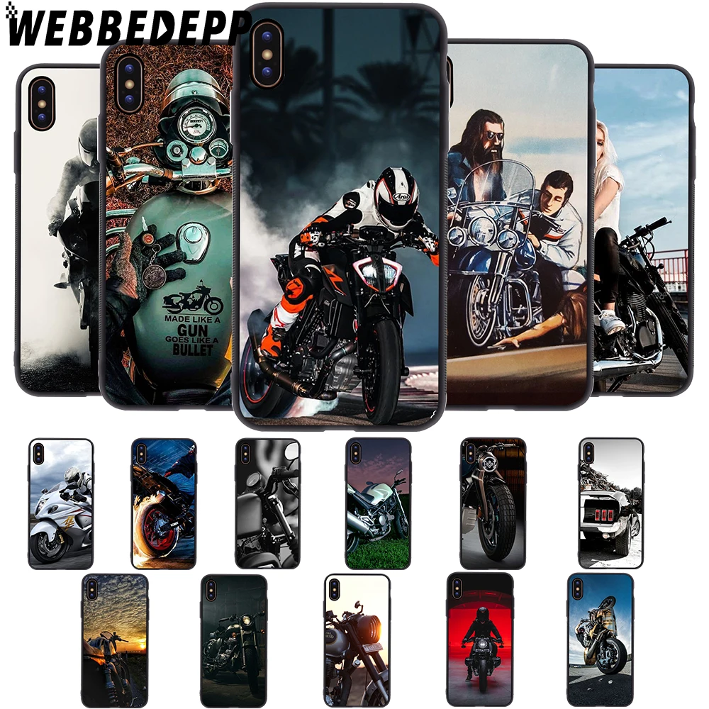 WEBBEDEPP Classic Motorcycle Soft Case for iPhone 5 5S 6 6S 7 8 Plus X XS 11 Pro MAX XR Cover
WEBBEDEPP Classic Motorcycle Soft Case for iPhone 5 5S 6 6S 7 8 Plus X XS 11 Pro MAX XR Cover