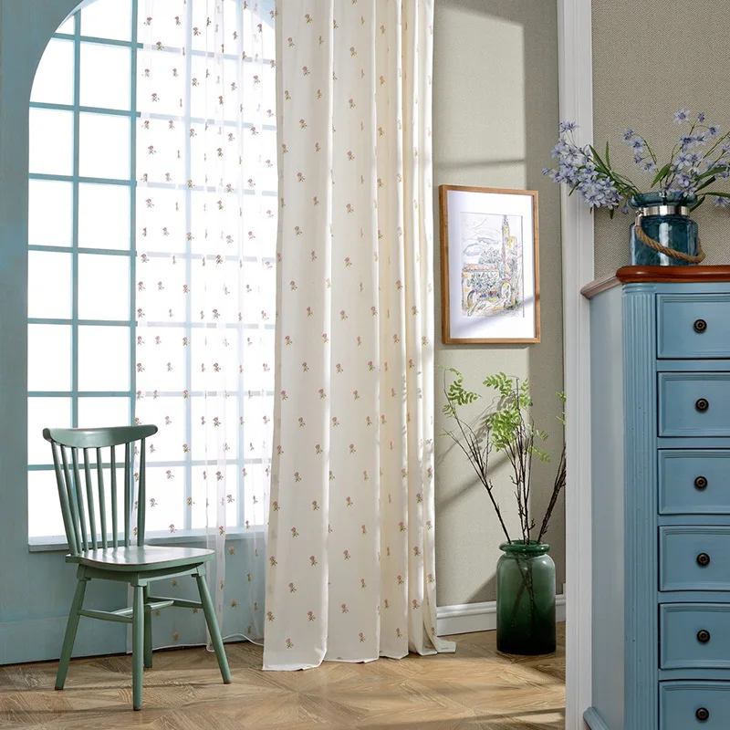 Modern Simple Embroidery Shredded Flowers Curtains for Living Dining Room Bedroom.
Modern Simple Embroidery Shredded Flowers Curtains for Living Dining Room Bedroom.