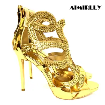 Women's Shoes High Heels Sandals Rhinestone Decoration Peep Toe Cover Heel Roman Party Dress Shoes Custmozied Big Size Aimirlly
Women's Shoes High Heels Sandals Rhinestone Decoration Peep Toe Cover Heel Roman Party Dress Shoes Custmozied Big Size Aimirlly