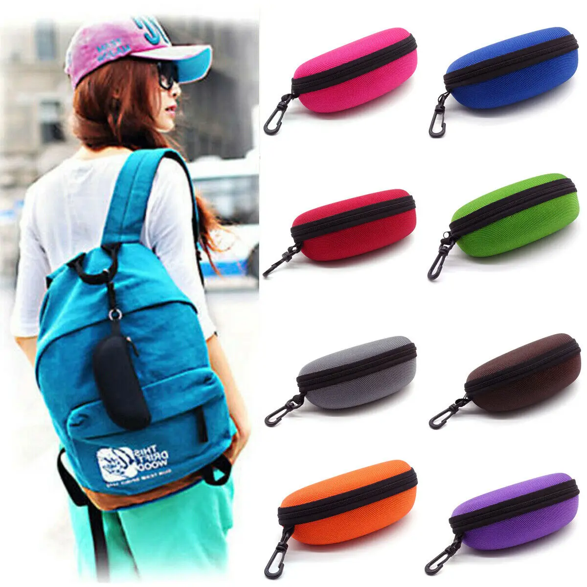 1PC Eye Glasses Sunglasses Hard Zipper Case Cover Bag Storage Box Portable Protector
1PC Eye Glasses Sunglasses Hard Zipper Case Cover Bag Storage Box Portable Protector