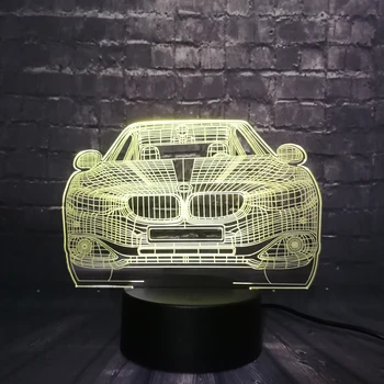 Luxury Car Vehicle 3D LED Night light Decoration Flash USB Sleep Light 7 Color USB Base Boy Child Christmas RC Remote control
Luxury Car Vehicle 3D LED Night light Decoration Flash USB Sleep Light 7 Color USB Base Boy Child Christmas RC Remote control