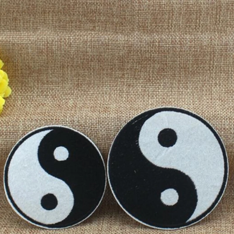 3 Sizes Feng Shui Yin Yang Patch Iron On Or Sew For Clothes Embroidered Appliques
3 Sizes Feng Shui Yin Yang Patch Iron On Or Sew For Clothes Embroidered Appliques