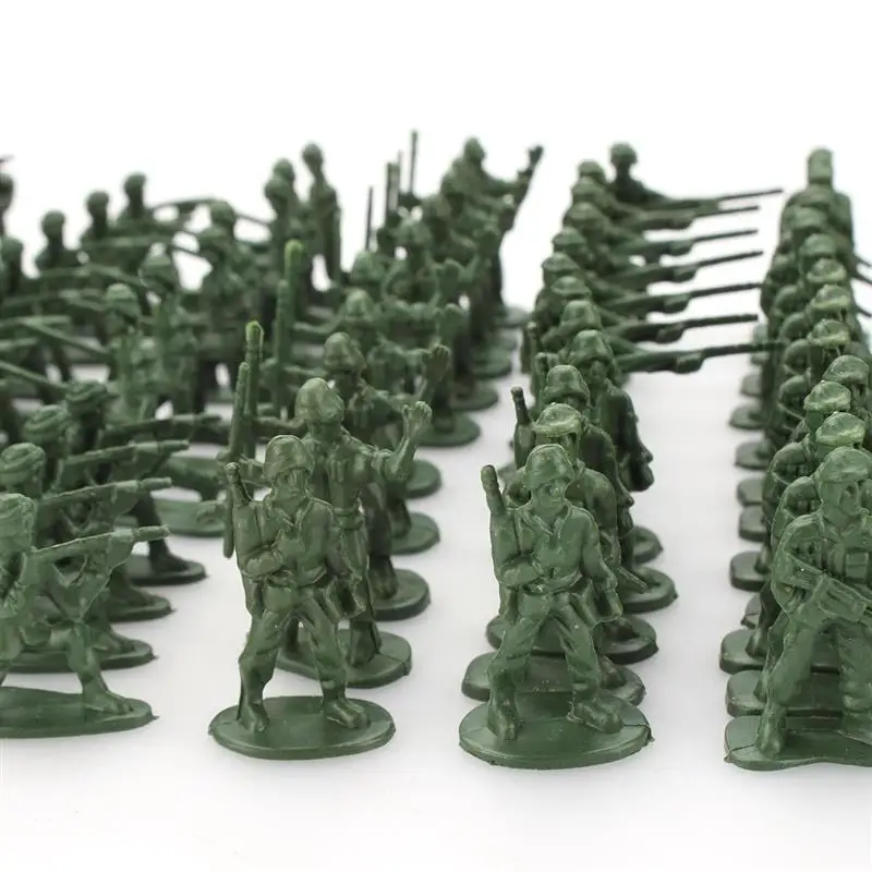 painted plastic soldiers