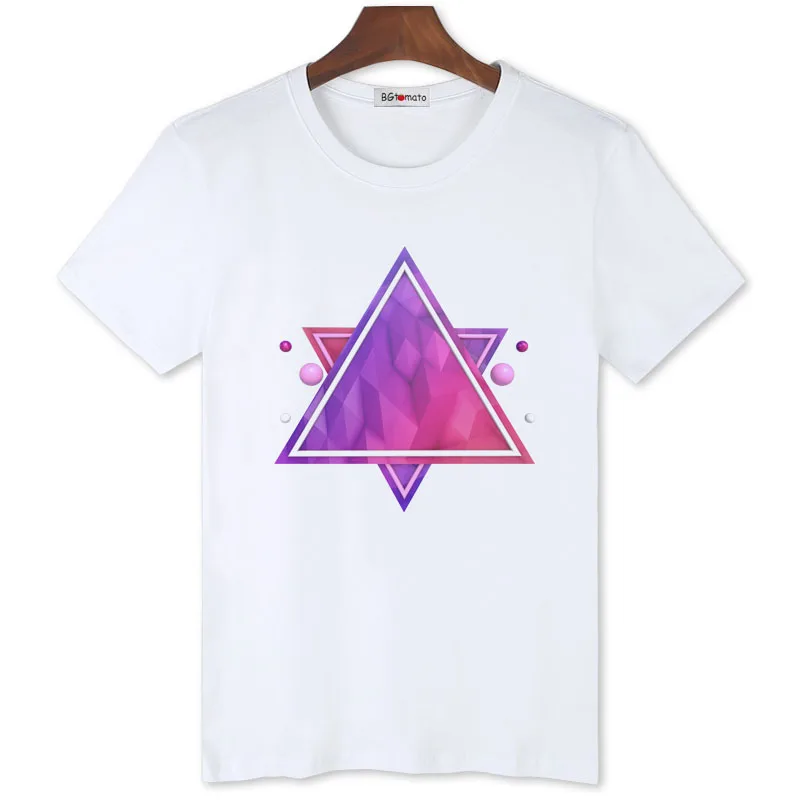 New Style triangle tshirt fashion geometric printing shirt men summer cool white t-shirt
New Style triangle tshirt fashion geometric printing shirt men summer cool white t-shirt