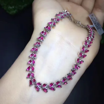 Natural red ruby gem Bracelet Natural gemstone Bracelet 925 silver bracelet Luxurious Leaf Garland women party wedding jewelry
Natural red ruby gem Bracelet Natural gemstone Bracelet 925 silver bracelet Luxurious Leaf Garland women party wedding jewelry