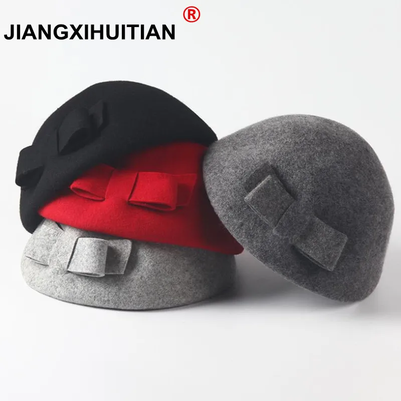 Female Winter Australia Wool Vintage Floral Womens Fedoras Felt Hats Fashion French Bowler Sombrero Fedora Wool Hat For Women
Female Winter Australia Wool Vintage Floral Womens Fedoras Felt Hats Fashion French Bowler Sombrero Fedora Wool Hat For Women